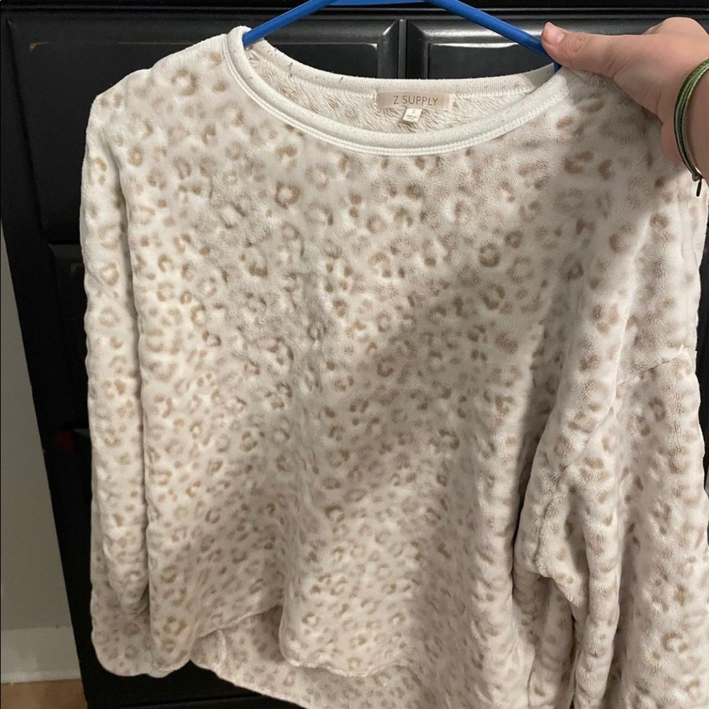 fluffy pullover
